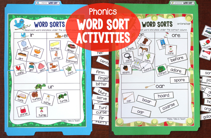 Phonics Word Sort Phonic Word Sort