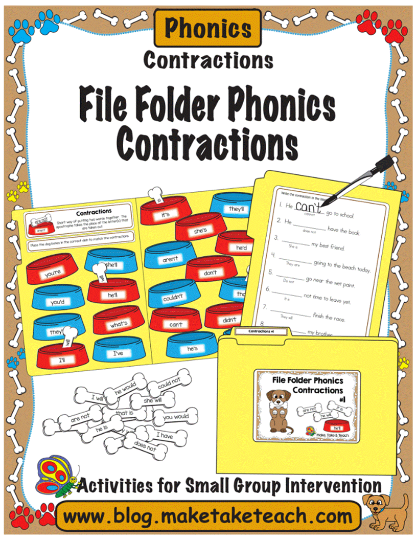 Activities for Teaching Contractions Activities for Teaching Contractions