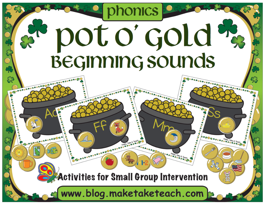 Phonics Activities for St. Patrick's day beginning sounds Phonics Activities for St. Patrick's day beginning sounds
