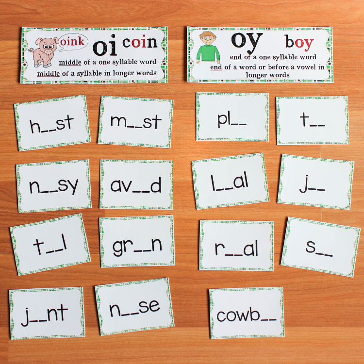 Oi Oy Diphthongs phonics bundle Oi Oy Diphthongs phonics bundle