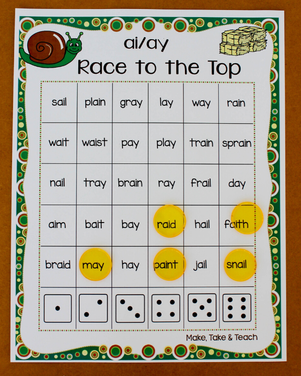 Long a Spelling Pattern Long a Spelling Pattern